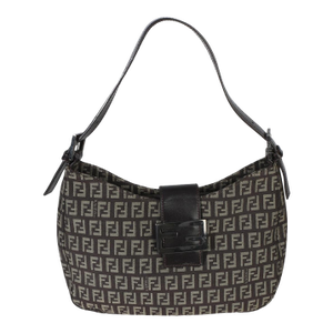 Vintage Tobacco Zucchino Canvas Vitello Hobo