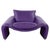 Purple Vintage Seagull Armchair by Sylvain Joly for Chateau d'Ax, 2000s For Sale - Image 8 of 8