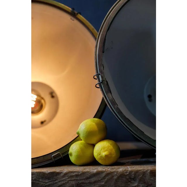 Industrial Corner Lights in Black, Set of 2 For Sale - Image 11 of 13