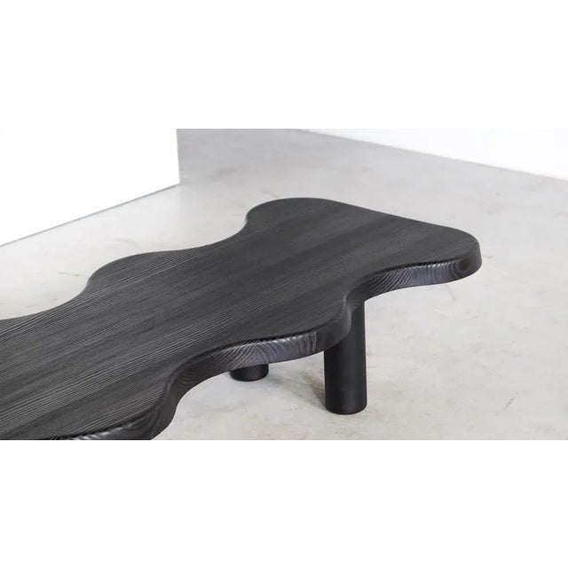 Black Crocodile Low Table by Atelier Thomas Serruys For Sale - Image 10 of 12