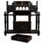 Antique English Victorian Green Man Hall Stand in Carved Oak, 1800s For Sale - Image 3 of 14