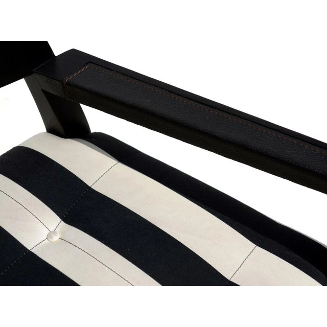 Black Italian Armchairs from Flexform, 1990s, Set of 3 For Sale - Image 8 of 12