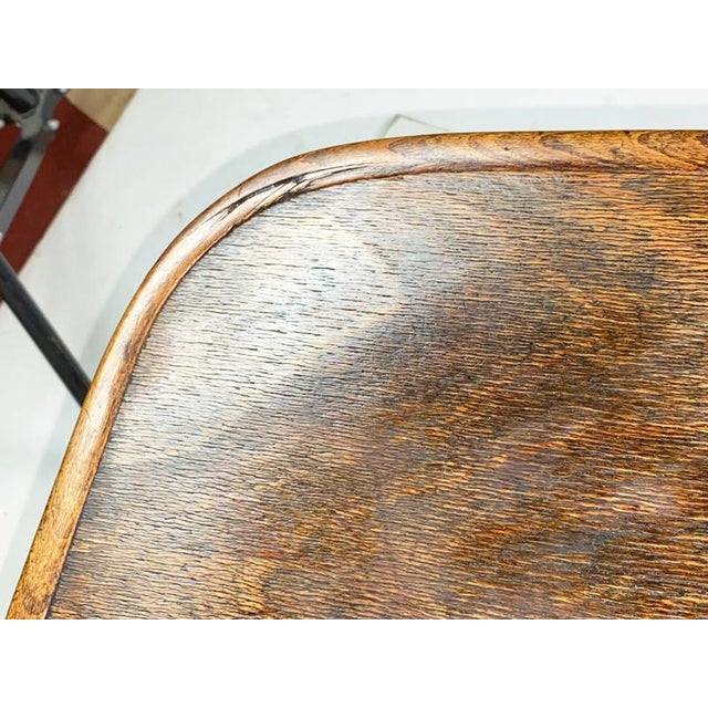 Vienna Secession. Stool derived from the chairs designed by Otto Wagner for the Österreichische Postsparkasse in 1902. Not...