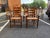 Late 20th Century 20th Century Clore Furniture Set of 10 Shaker Style Walnut Rush Seat Ladder Back Dining Chairs For Sale - Image 5 of 18