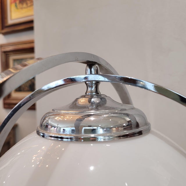 Metal Space Age Table Lamp, Italy, 1970s For Sale - Image 7 of 9