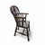 Antique Windsor High Spindle Back Armchairs in Elm Wood, 1800s, Set of 4 For Sale - Image 15 of 16