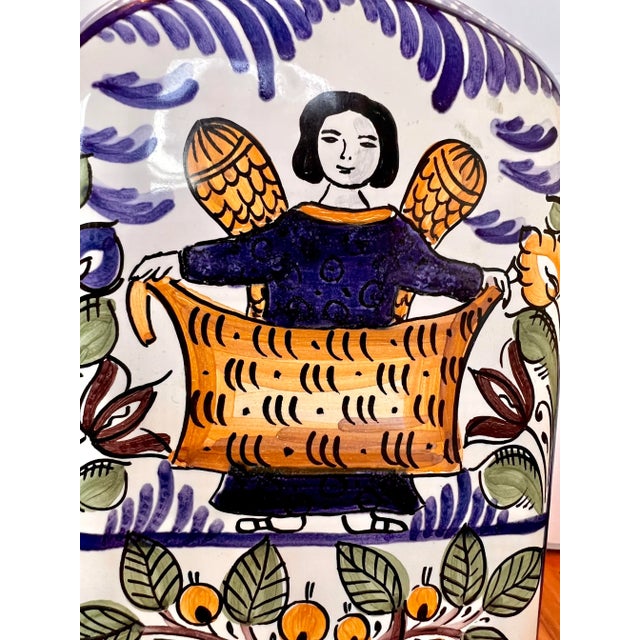 1990s 1990s Hungarian Rectangular Pottery Jug For Sale - Image 5 of 8