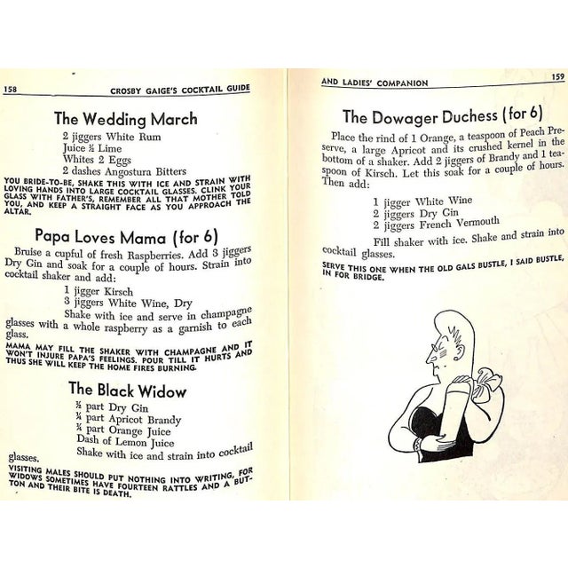 "Crosby Gaige's Cocktail Guide and Ladies' Companion" 1946 For Sale - Image 12 of 13