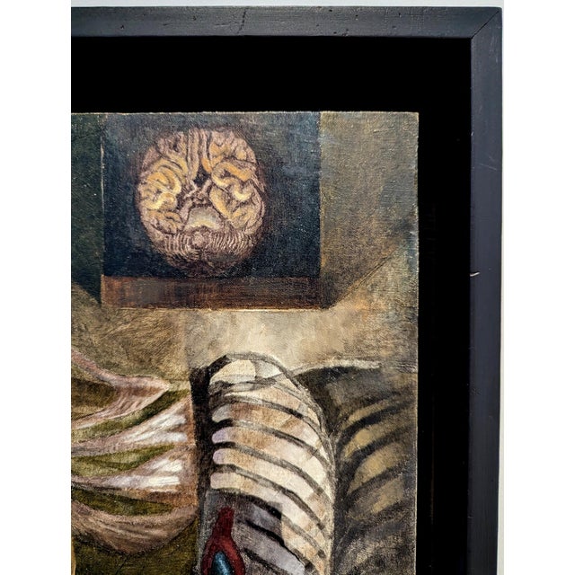 1980s Vintage Anatomical Painting For Sale - Image 5 of 8
