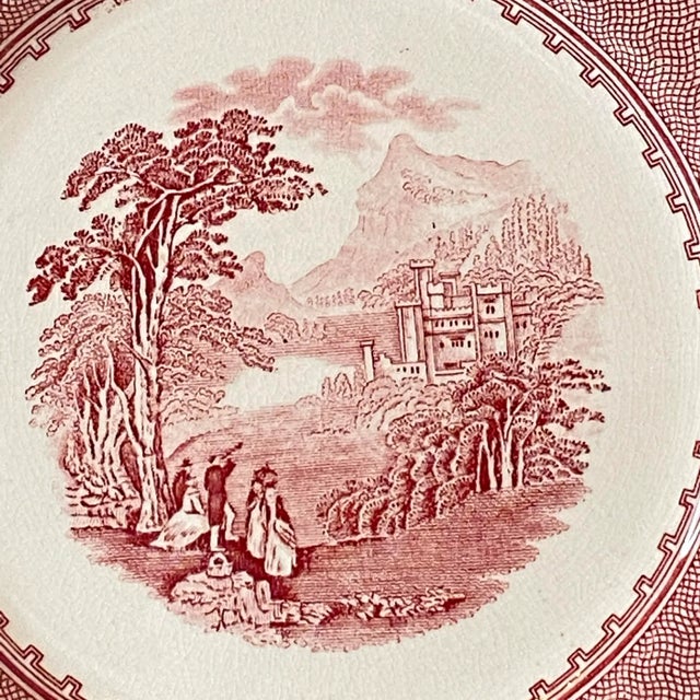 MidCentury Royal Staffordshire Jenny Lind Pink Dinner Plate Chairish