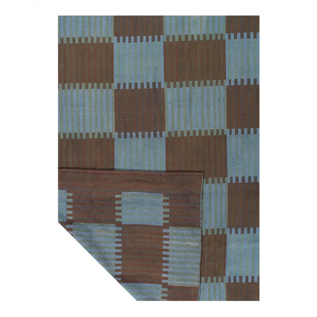 Modern Pasargad DC Scandinavian Reversible Over Dyed Rug For Sale - Image 3 of 4