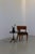 Danish Round Tripod Side Table in Stained Oak by Anton Kildeberg, 1960s For Sale - Image 4 of 18