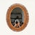 Organic Oval Mirror in Bamboo, Rattan and Wicker by Franco Albini, Italy, 1960s For Sale - Image 9 of 13