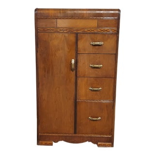 1930s Art Deco Waterfall Chifferobe For Sale