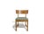 A pair of traditional Scandinavian side chairs, handcrafted in white oak by cabinetmaker Rud. Rasmussen, Denmark, circa...
