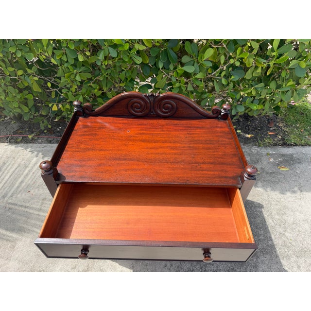 Vintage Ralph Lauren Mahogany Two Tier Server For Sale In Naples, FL - Image 6 of 12