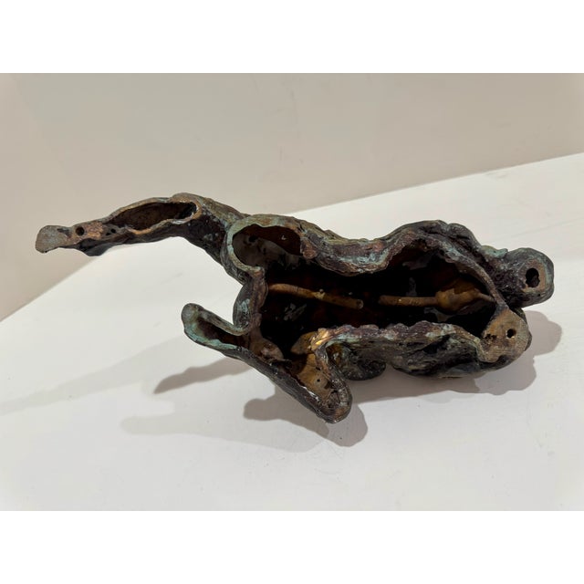 1960s Larry Mohr Bronze Lovers Sculpture Signed From Artist Estate For Sale In Atlanta - Image 6 of 9