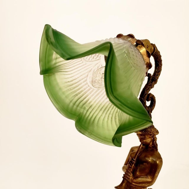 Metal French Empire Table Lamp, 1920s For Sale - Image 7 of 14