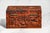 Hand Carved Village Scene Box Antique Chinese Wood Box 19th Century Decorative Chinoiserie Asian Oriental Home Decor For Sale - Image 9 of 13
