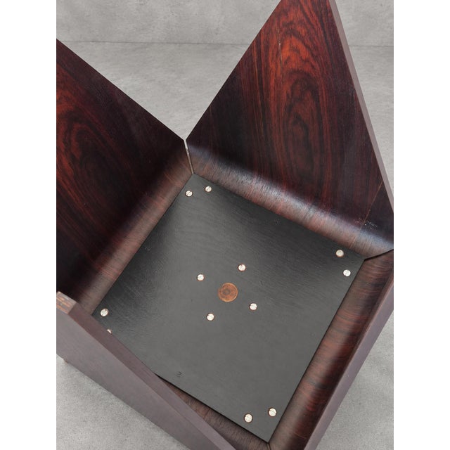Rosewood Side Table from Jorge Zalszupin For Sale - Image 10 of 13