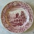 Red Set of 6 Vintage Red and White Spode Archive Collection Plates For Sale - Image 8 of 16