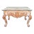 Quatrain for Dessin Fournir Carved Venetian Style Italian Paint Decorated Table For Sale