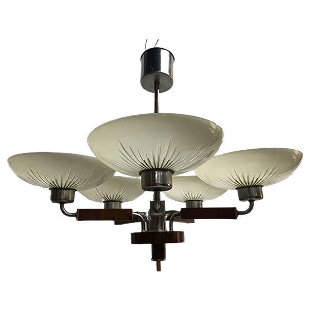 Art Deco Chandelier, 1920s For Sale