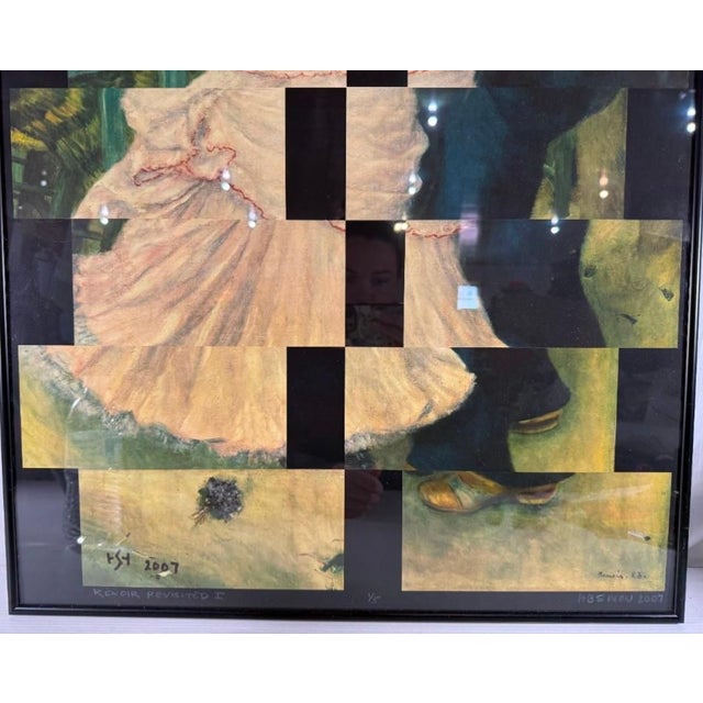"Renoir Revisited I" #1/5 — Framed Collage, Herbert Simon Estate, 2007 For Sale - Image 4 of 7