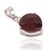 Contemporary Carat&Her Crimson Ember 4.93 Ct Trillion Cut Garnet Pendant in 925 Sterling Silver For Sale - Image 3 of 12