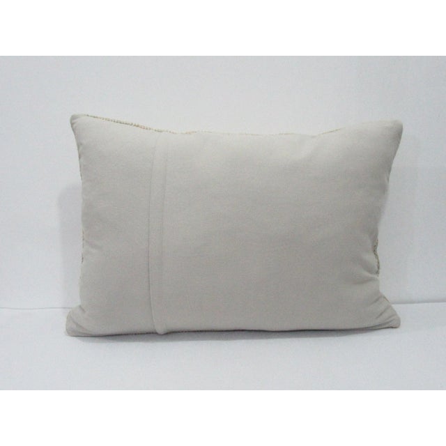 Traditional Faded Turkish Decorative Pillow For Sale - Image 3 of 4