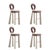 Mary Bar Chairs by Ottiu, Set of 4 For Sale - Image 10 of 10