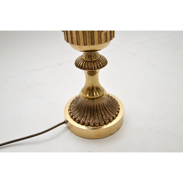 Neoclassical Brass Table Lamps, 1930s, Set of 2 For Sale - Image 9 of 11