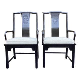 1950s Pair of Raymond Sobota Chin Hua Armchairs for Century Furniture Company For Sale