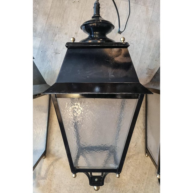 Iron Street Lantern, 1970s For Sale - Image 9 of 11