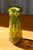 1990s Free-Form Olive Green Art Glass Vase by Gyula Budveszel, Hungary, 1990s For Sale - Image 5 of 9