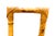 Mid 20th Century Vintage Burnt Bamboo & Rattan Handled Basket – Organic Modern / Bohemian For Sale - Image 5 of 9