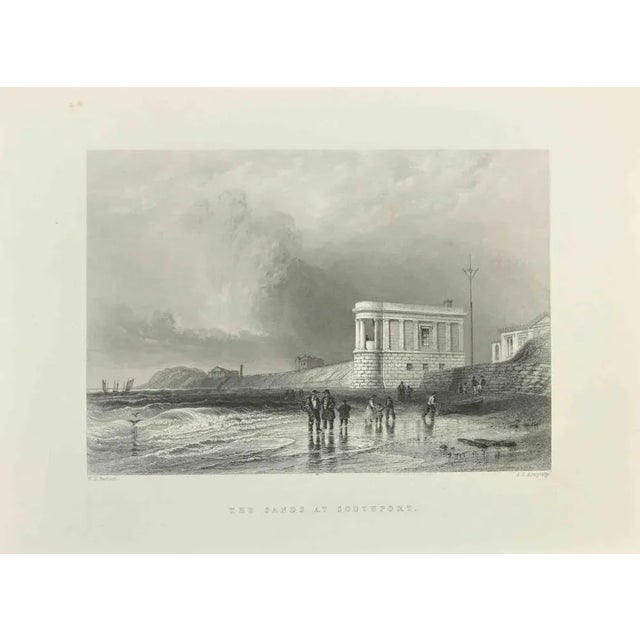 The Sands at Southport is an etching realized in the Early-20th Century by J.C.Armytage. Signed in plate. The artwork is...