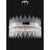 Collection spiga chandelier, metal and glass, ncs 162/1/120 by jago dimensions: d 120 x h 45 cm. Materials: metal, glass....