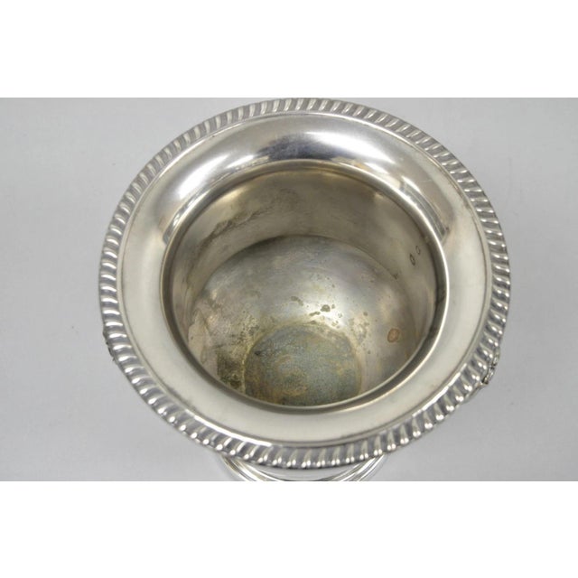 Metal Vintage Victorian Leonard Silver Plated Trophy Cup Urn Champagne Chiller Bar Ice Bucket For Sale - Image 7 of 15