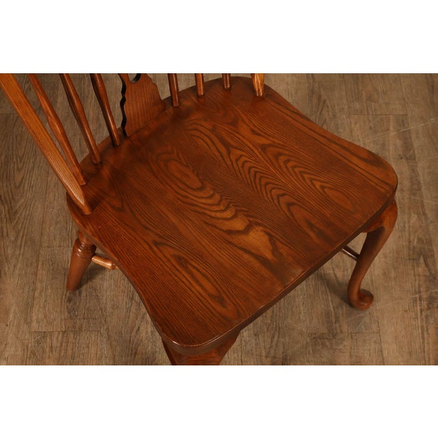 Late 20th Century Nichols & Stone Set Of Four Windsor Dining Chairs For Sale - Image 5 of 18