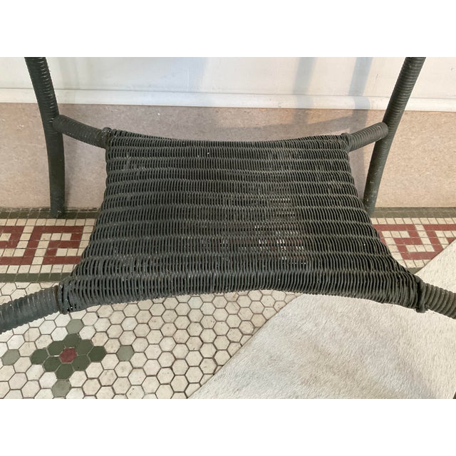 Antique Paper Weave Table, 1930's For Sale - Image 17 of 18