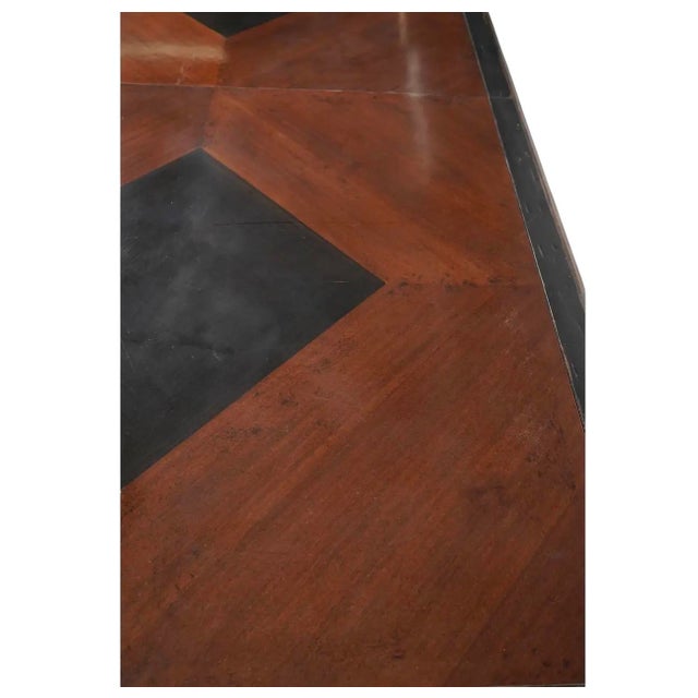 The Rothschild Collection Judson Rothschild Neoclassical Style Dining Table With Two Leaves For Sale - Image 4 of 11