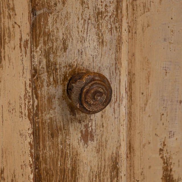 Brown 19th Century French Wood Patinated Bedside Table For Sale - Image 8 of 18