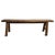 Early 20th Century Antique Elm Village Bench For Sale - Image 5 of 7