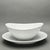 Mikasa Vintage White MCM Mikasa "Sophisticate" L1990 Gravy Boat With Attached Underplate For Sale - Image 4 of 7
