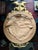 Traditional Eagle Mirror Oval Round Antique Gold Gilt Wood Gesso For Sale - Image 3 of 4
