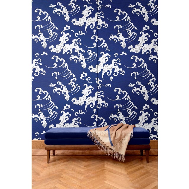 This decorative fabric comes in the form of boiserie over a wooden honeycomb panel measuring 135 cm by 200 cm tall. The...