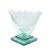 1990s Frosted and Etched Cut Glass Leaf Vase/Bowl on Geometric Base by Robert Guenther For Sale - Image 13 of 13