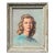 1950s Oil Portrait of a Woman by Helen Van Wyk, Framed For Sale