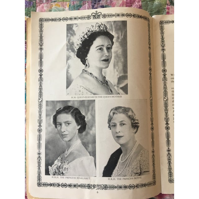 Commemorative Coronation Program Queen Elizabeth II Chairish